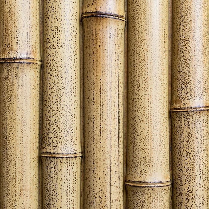 faux bamboo round wall panel sesame color