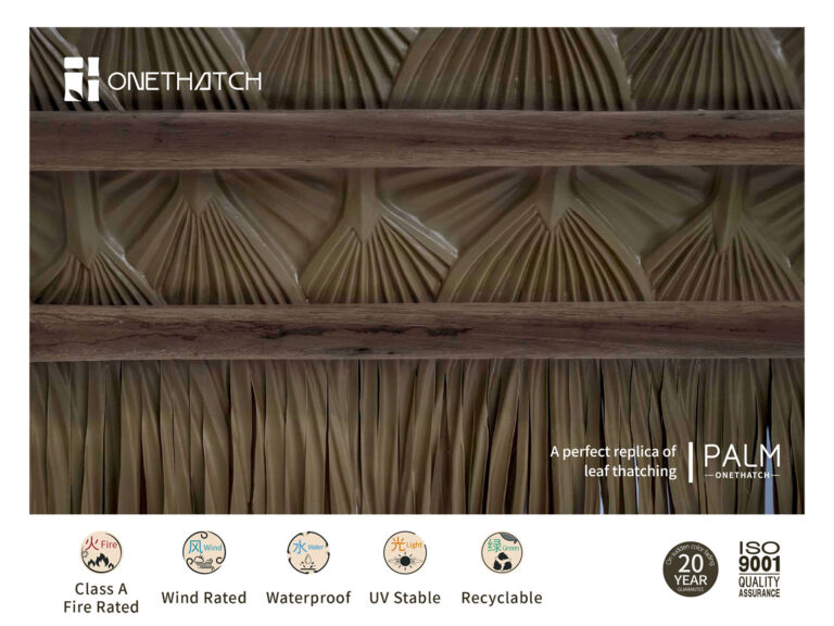 แผ่นหญ้าคาเทียม ONETHATCH PALM (NIPA)