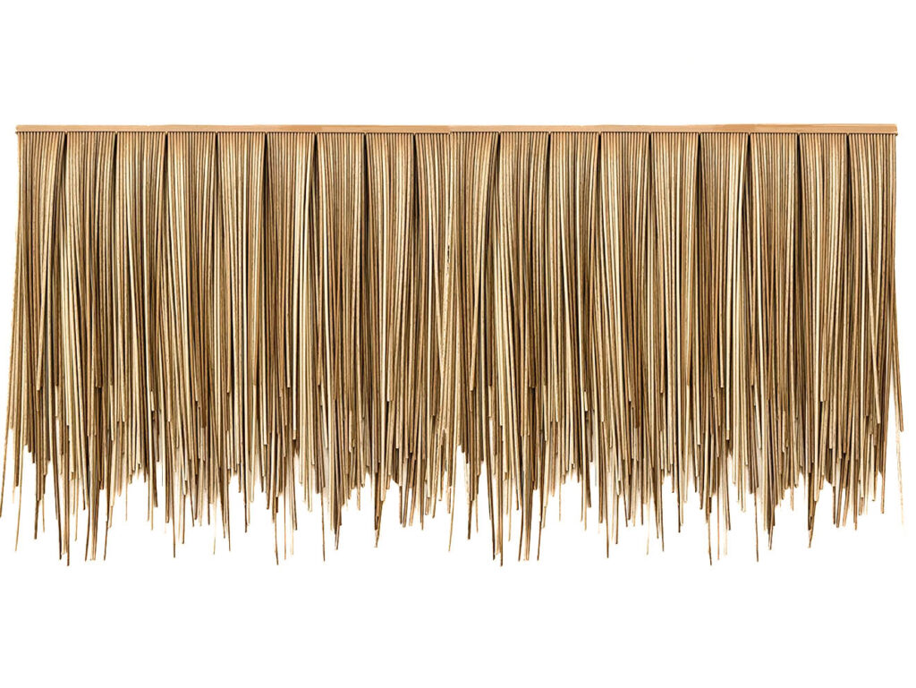 Reed thatch roofing synthetic sundried