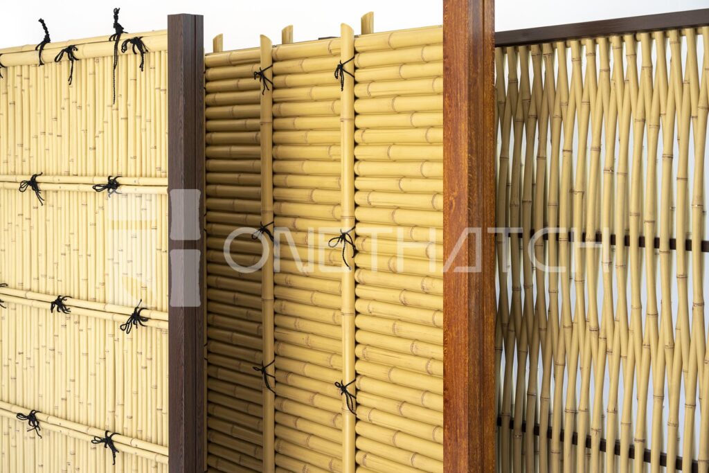 faux bamboo fences for resorts