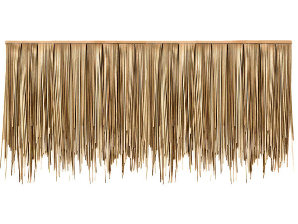 yellow grass reed thatch panel