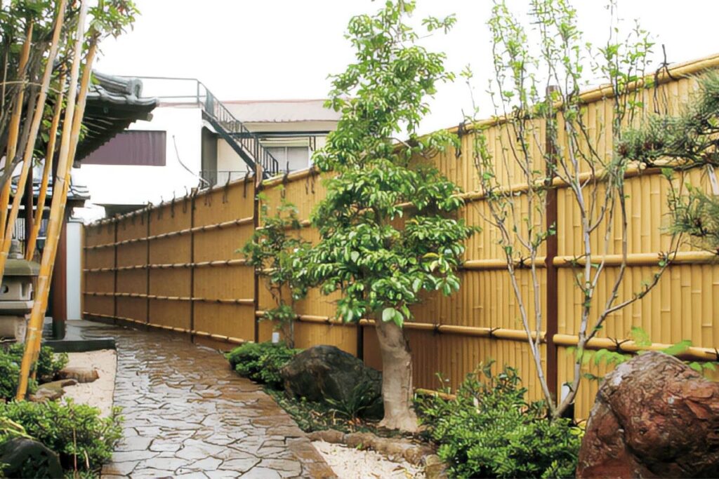 japanse bamboo fence