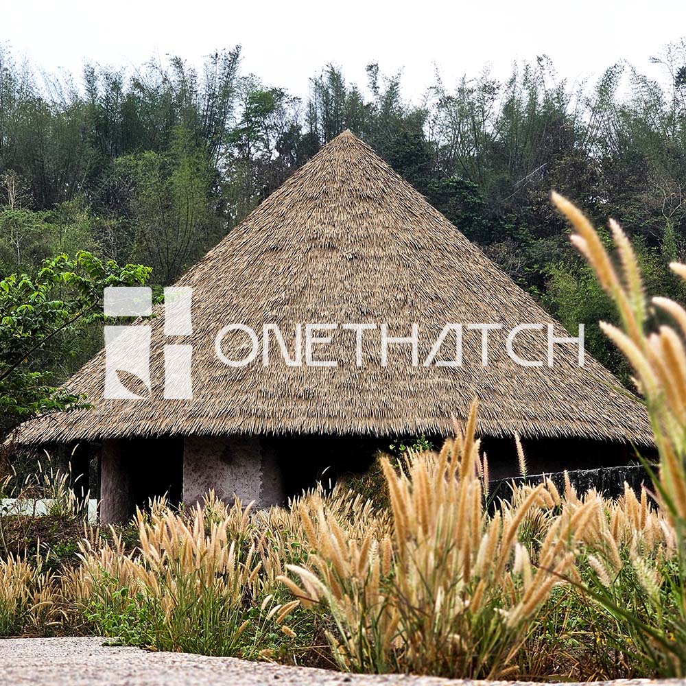 maldives synthetic palm thatch beach hut