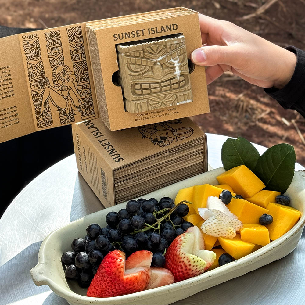 outdoor candle tiki light