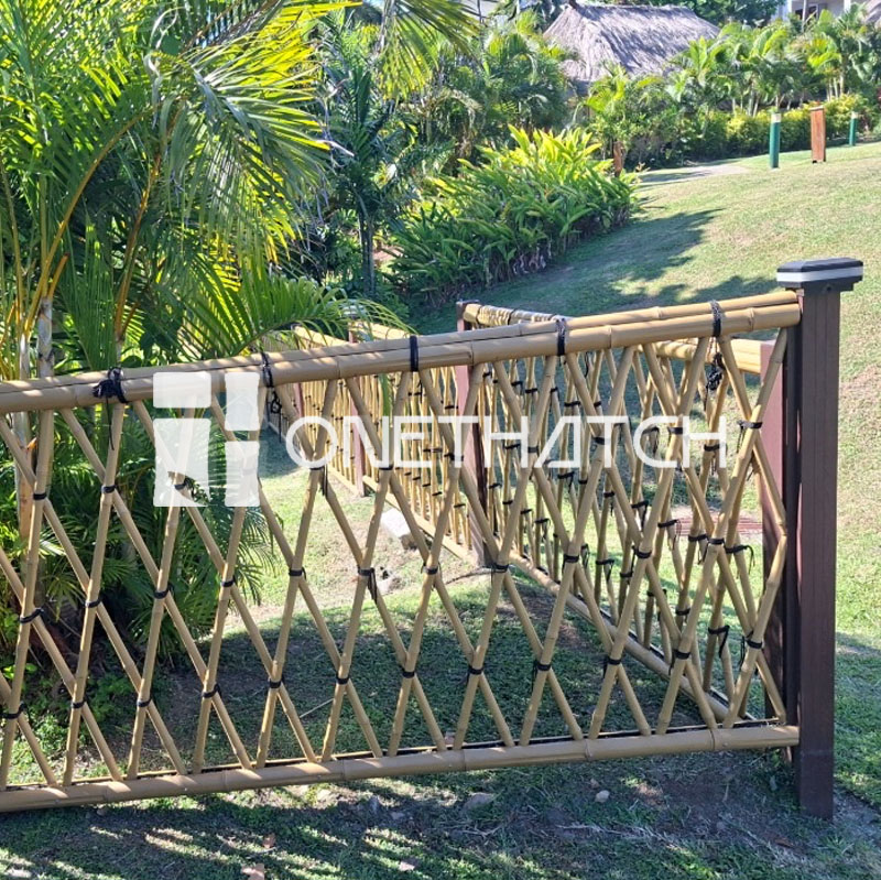 Traditional Ryoanji Gaki bamboo fencing for landscaping, resorts, and garden design Traditional Ryoanji Gaki bamboo fencing for landscaping, resorts, and garden design